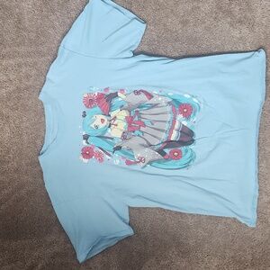 Anime Hatsune Miku Tee Large